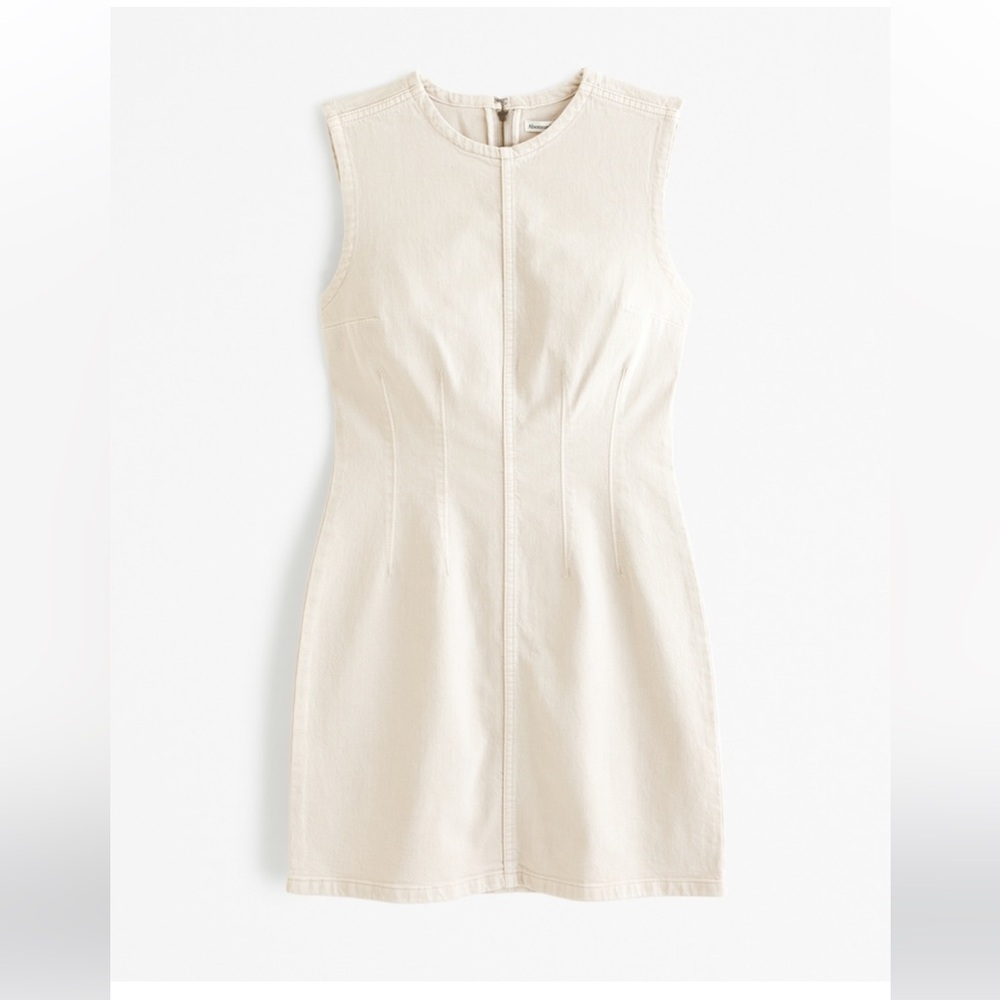 Shell Denim Mini Dress